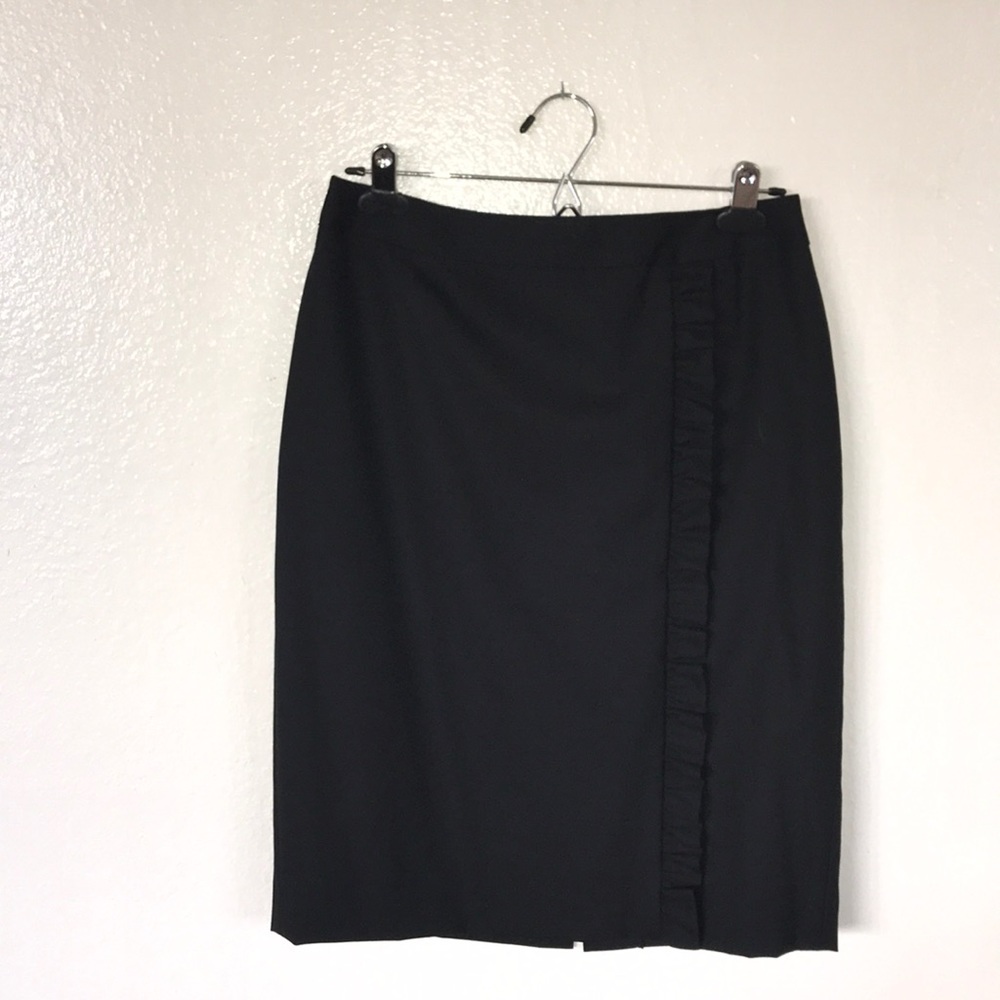 Halogen black dressy pencil skirt size 6